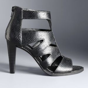 Simply Vera Vera Wang Black High Heel Sandals